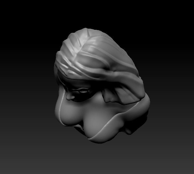 Bust - Vampira 3D print model_5