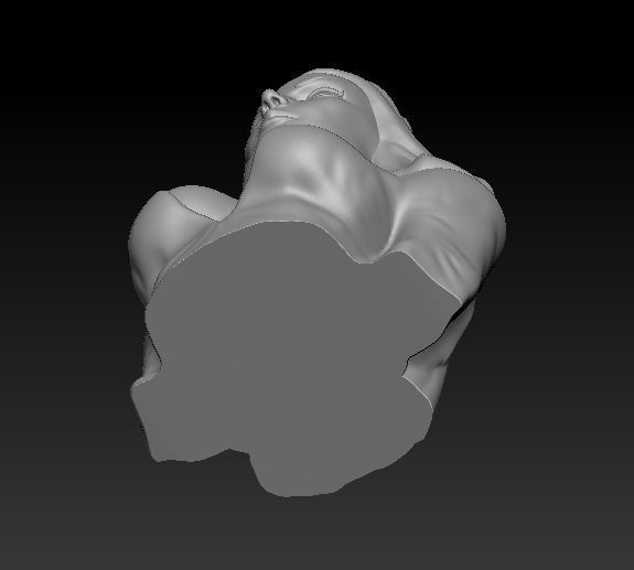 Bust - Vampira 3D print model_7