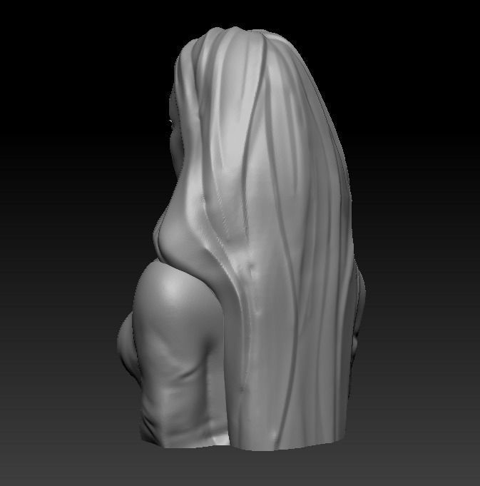 Bust - Vampira 3D print model_11