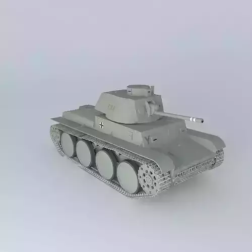 Panzerkampfwagen 38 t 3D model