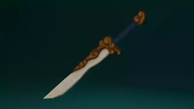 Sword Low-poly 3D model