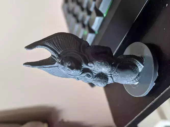 artifact4 female statue with wings and horns