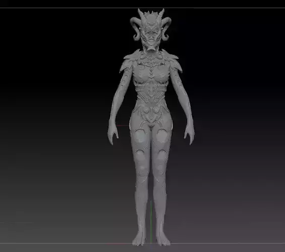 Hell Queen 3D print model