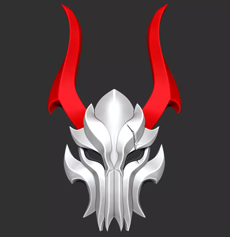 Cosplay Props - Katarina BloodMoon Mask And Dagger 3D print model_0