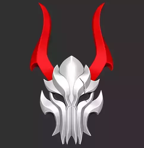 Cosplay Props - Katarina BloodMoon Mask And Dagger 3D print model