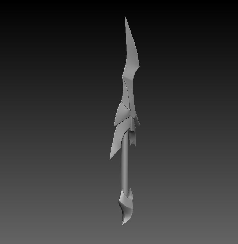 Cosplay Props - Katarina BloodMoon Mask And Dagger 3D print model_18