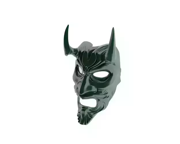 Demon Mask Free low-poly 3D model
