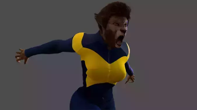 Wolfsbane - Female Beast 3D model