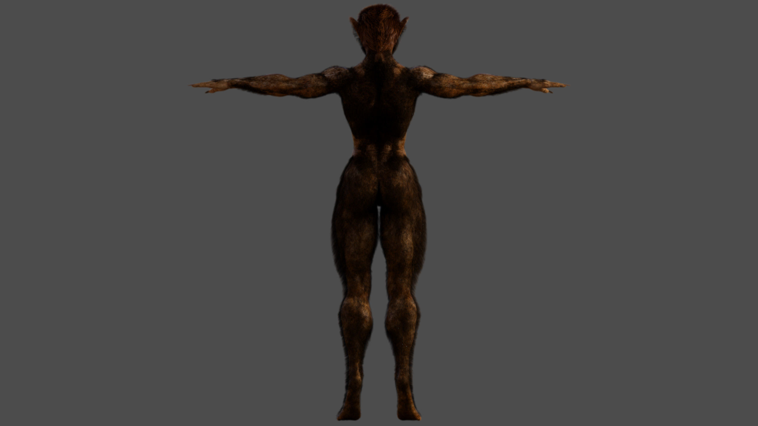 Wolfsbane - Female Beast 3D model_13