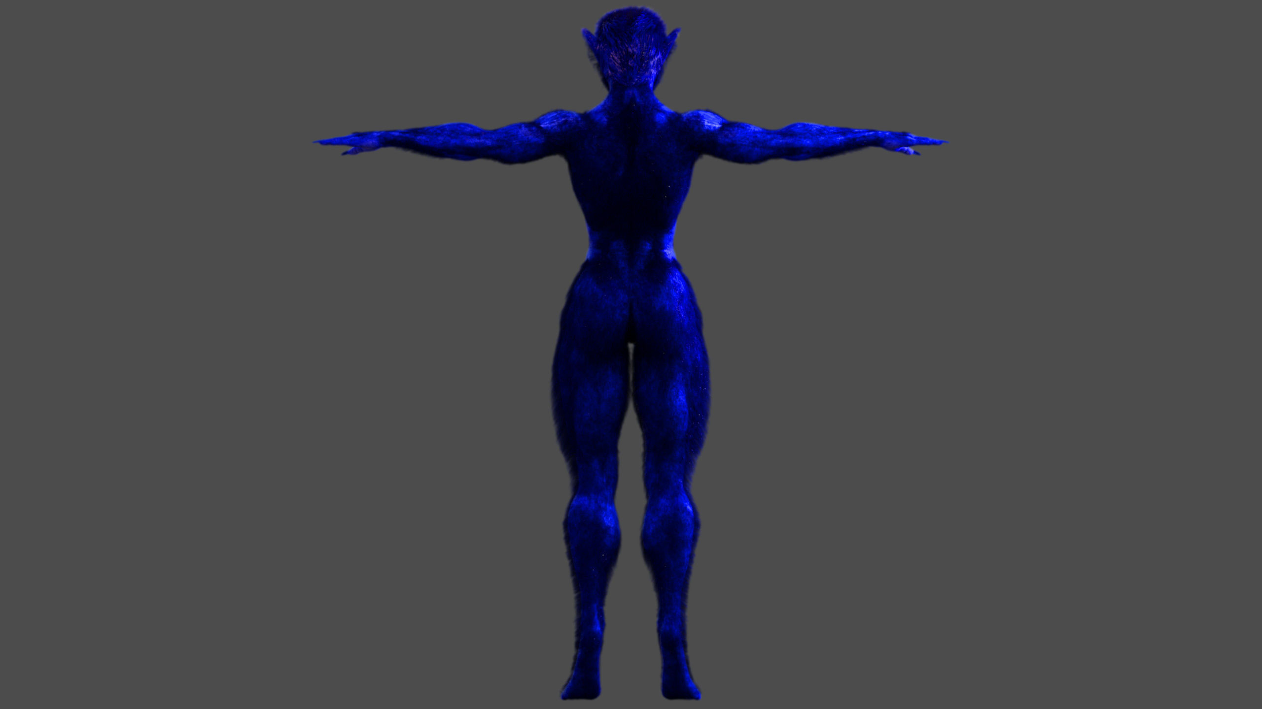Wolfsbane - Female Beast 3D model_21