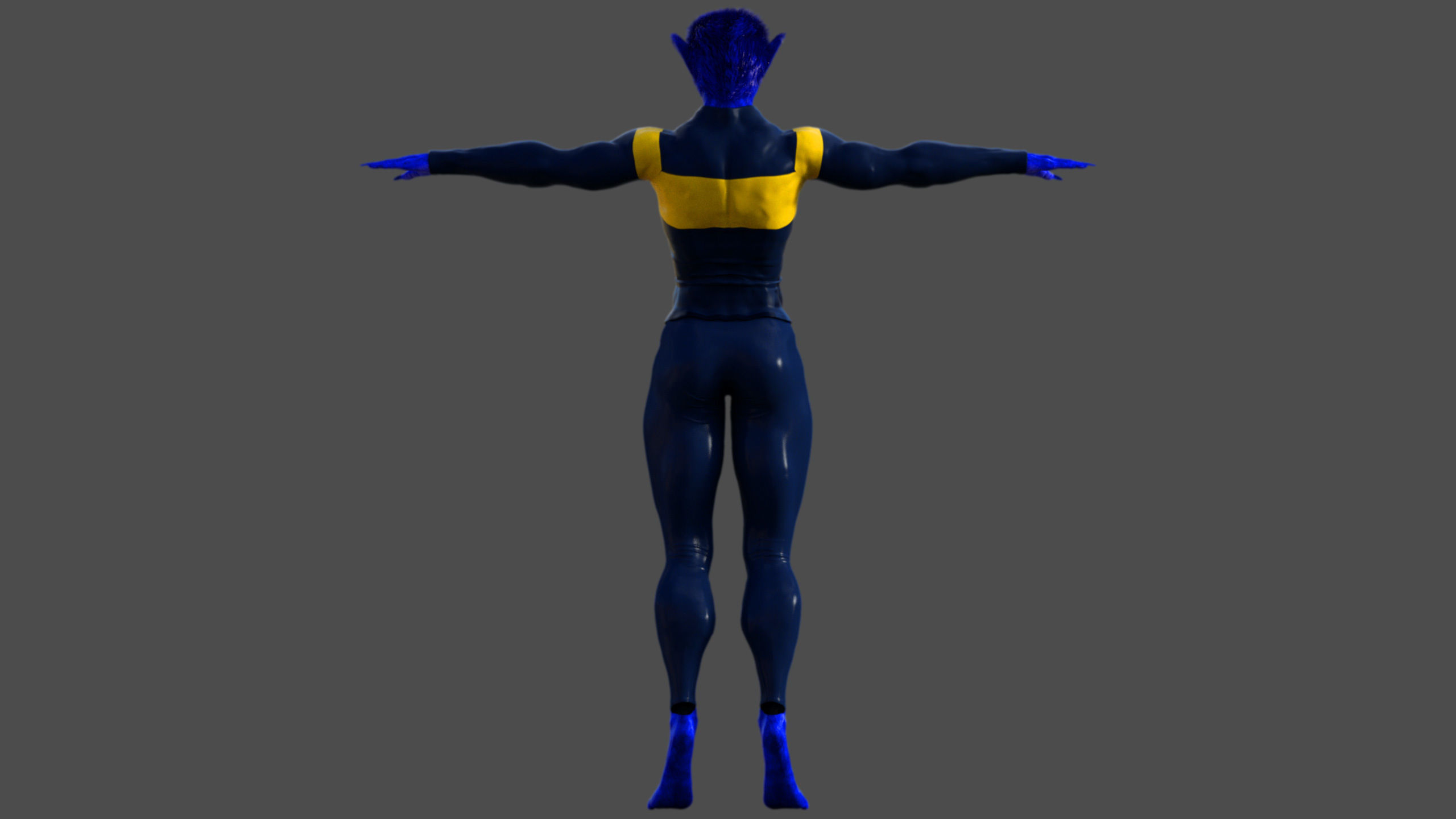 Wolfsbane - Female Beast 3D model_17