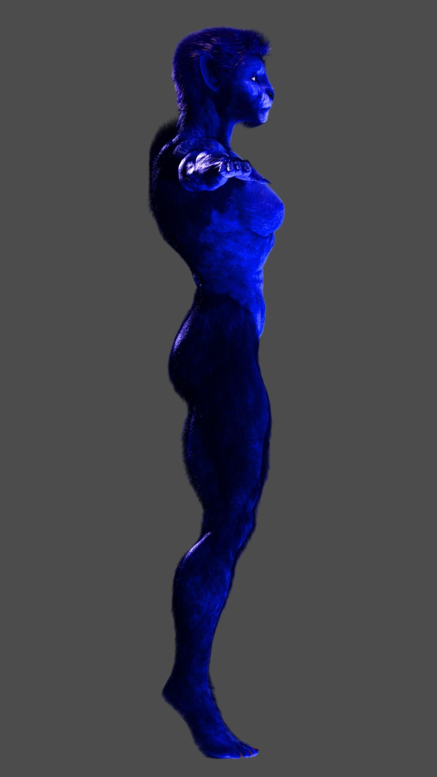 Wolfsbane - Female Beast 3D model_20