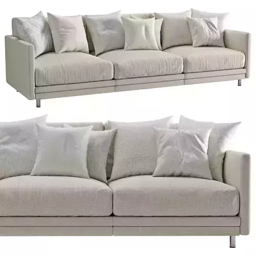 Sofa Light 3 Seater Sofa 3D model