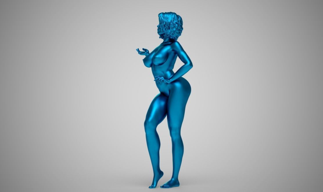 Blissful Woman 3D print model_12