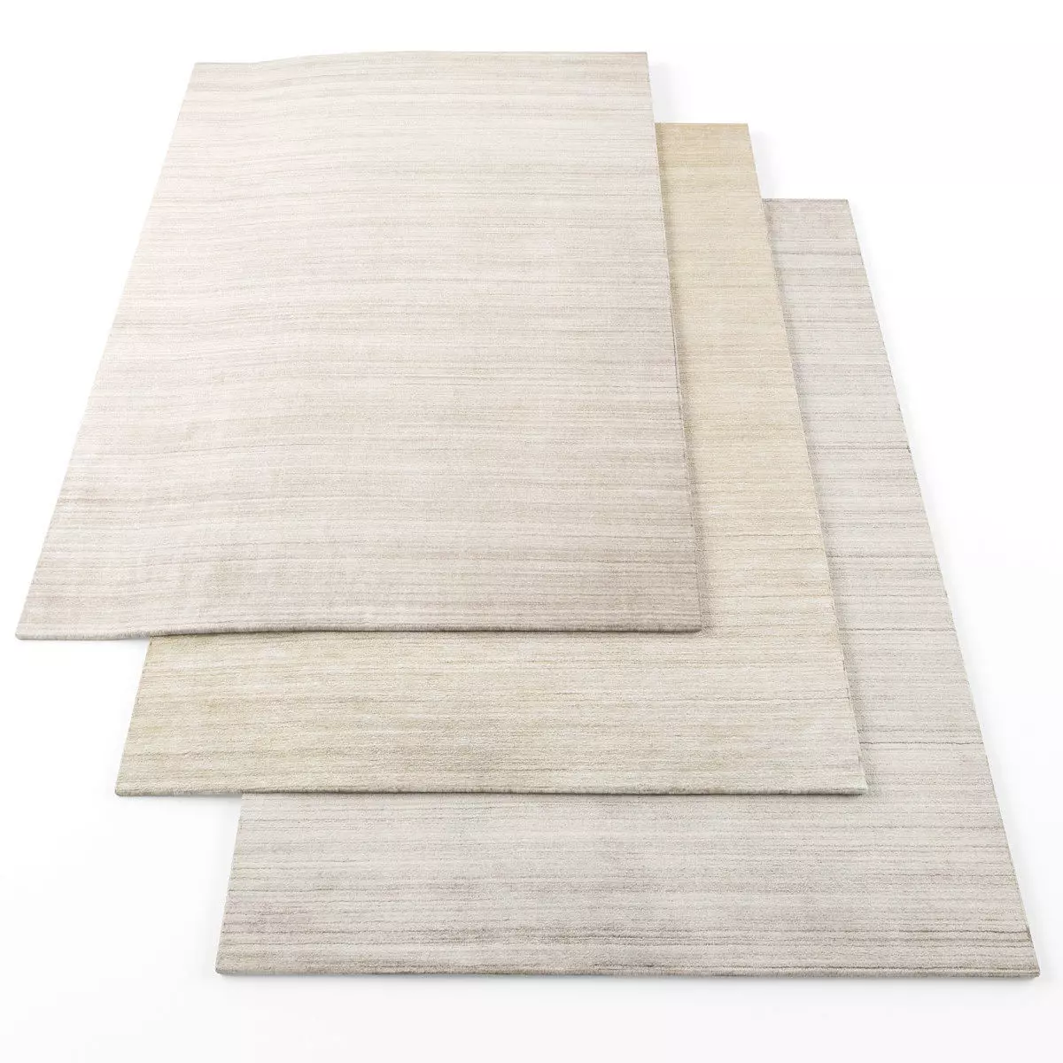 Rugs-451 three rugs Low-poly 3D model_0