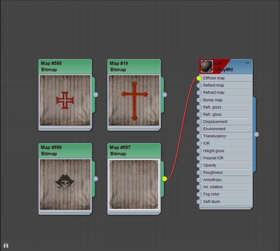 Sail Warship 3D model_24