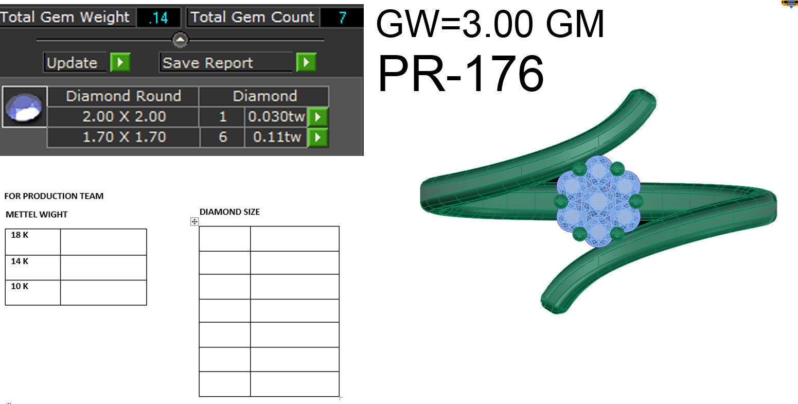 Women ring 3dm render detail 3D print model 3D print model_5