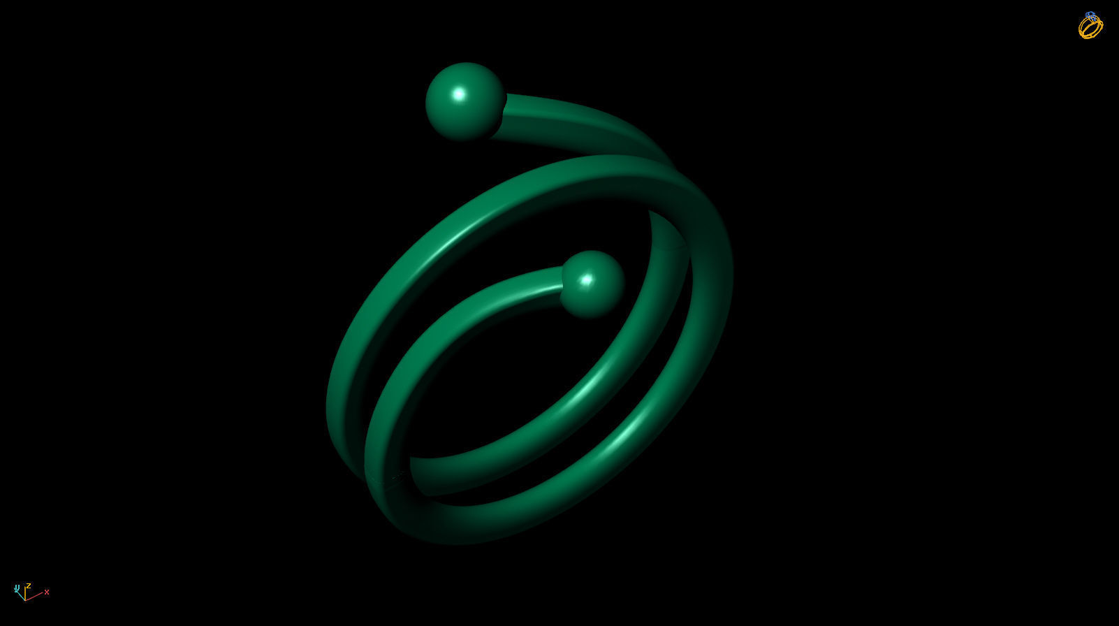 Ring R 0110 3D print model_8