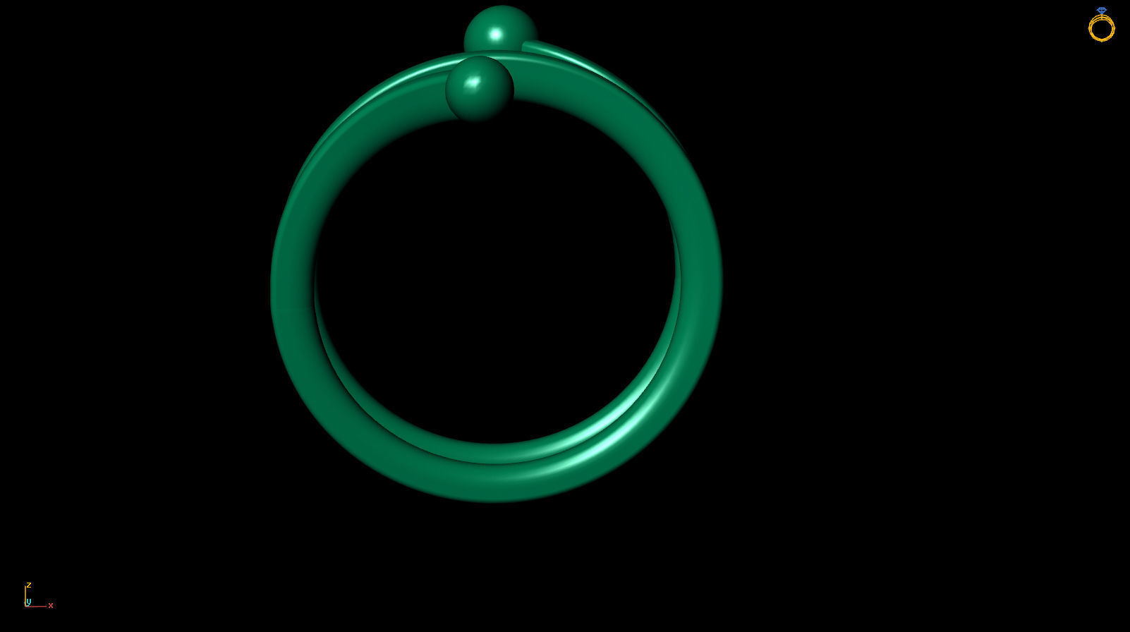 Ring R 0110 3D print model_9