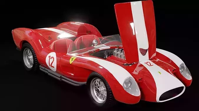 1957 Ferrari 250 Testa Rossa 3D model