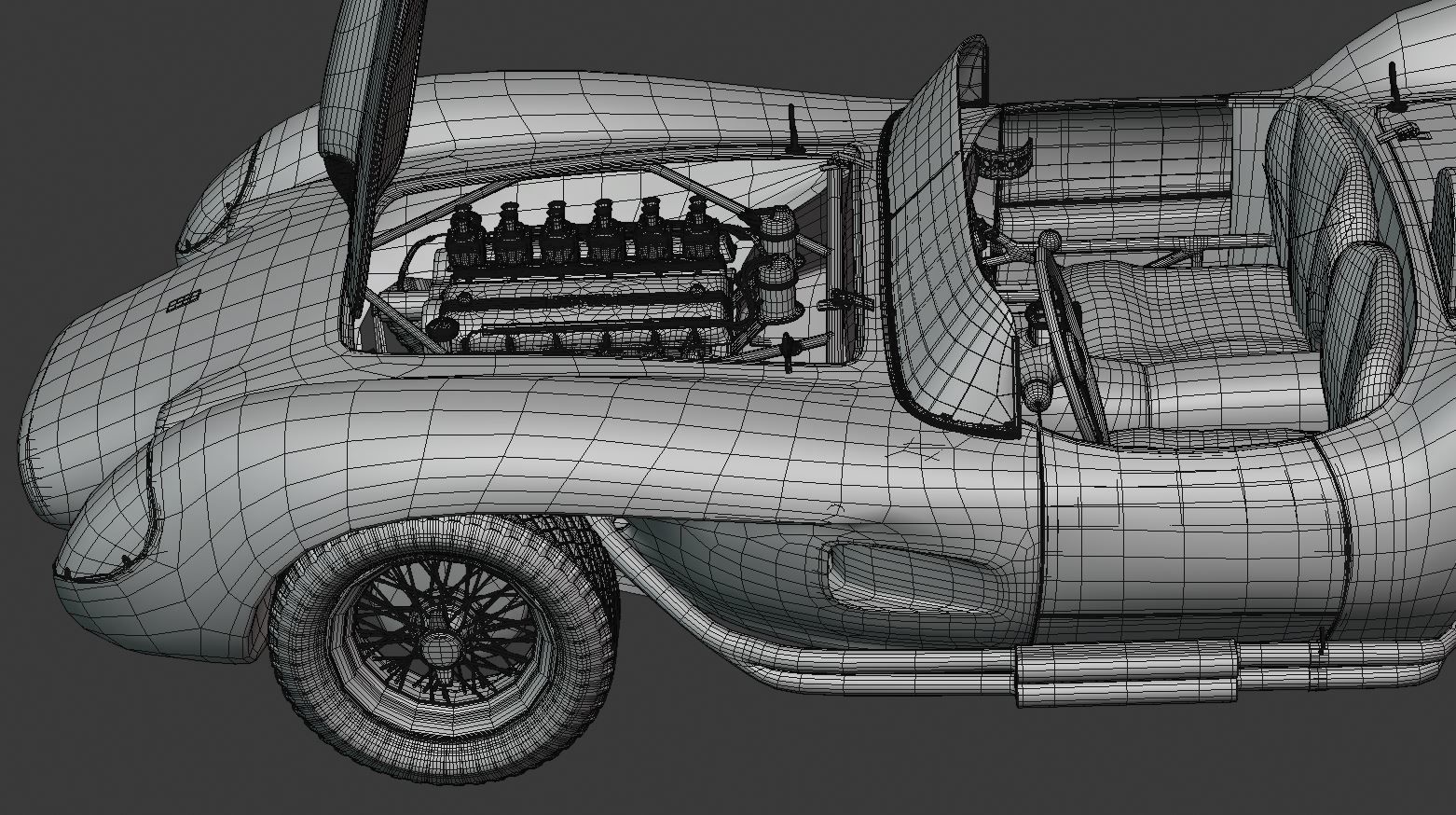 1957 Ferrari 250 Testa Rossa 3D model_10
