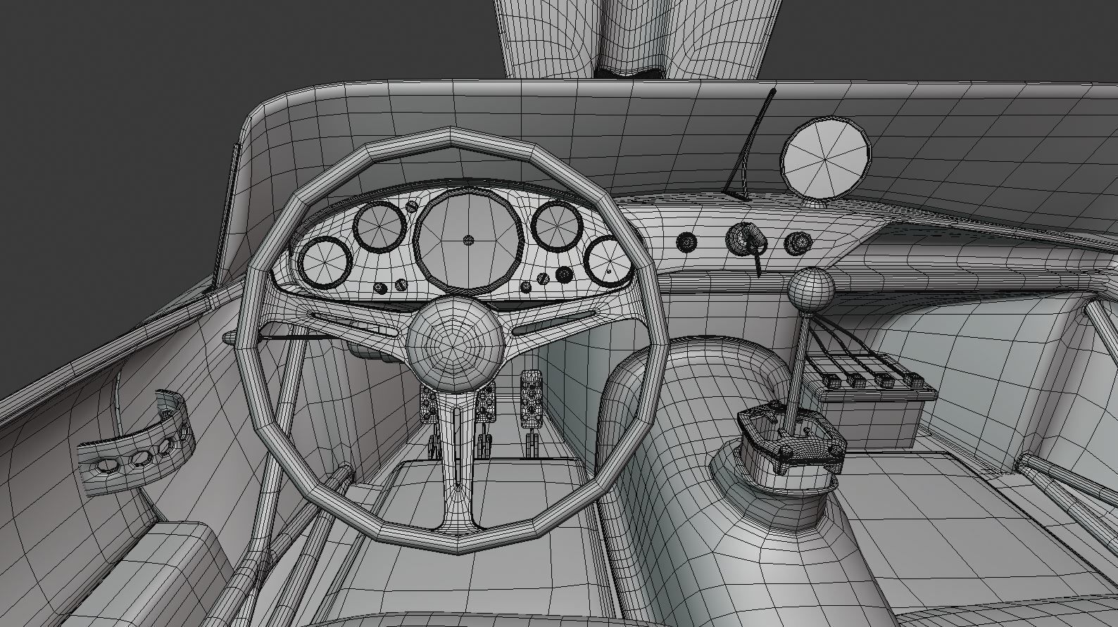 1957 Ferrari 250 Testa Rossa 3D model_11