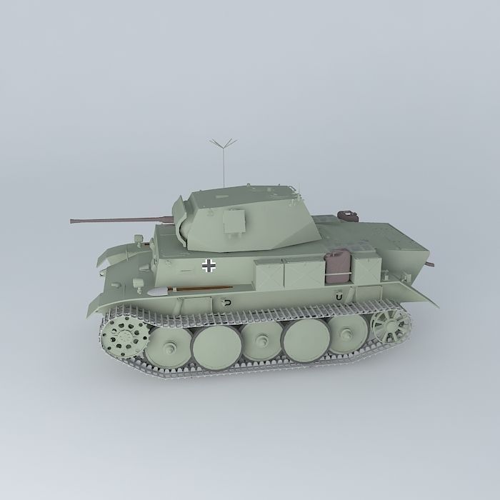 Panzer II Ausf L PzKpfw IIL "Lynx". 3D model_2