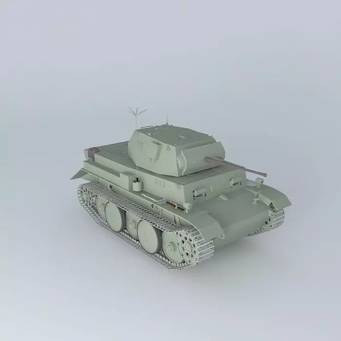 Panzer II Ausf L PzKpfw IIL "Lynx". 3D model_0
