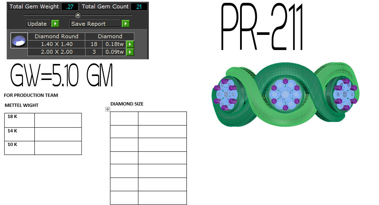 Women ring 3dm render detail 3D print model 3D print model_5