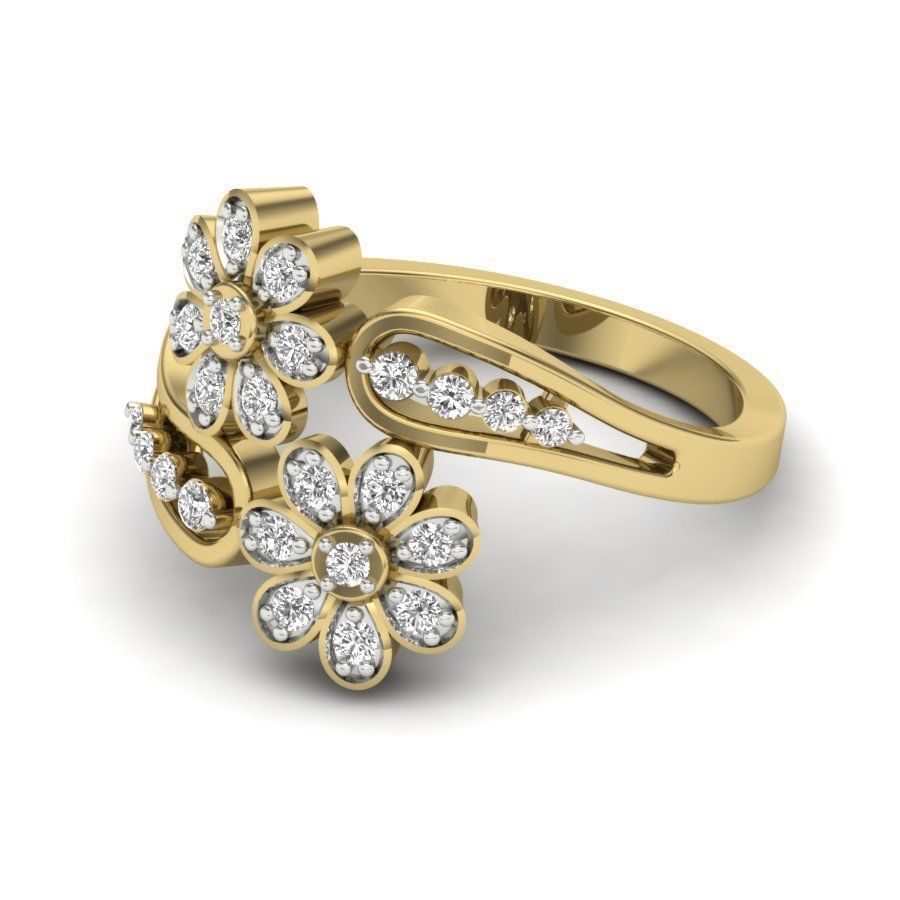 Women ring 3dm render detail 3D print model 3D print model_4