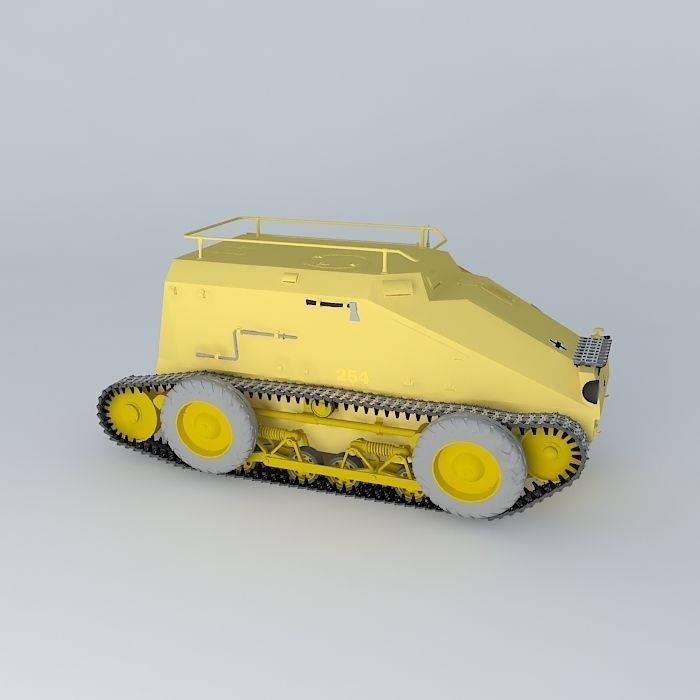 SD.KFZ.254 - Saurer RK7 3D model_1