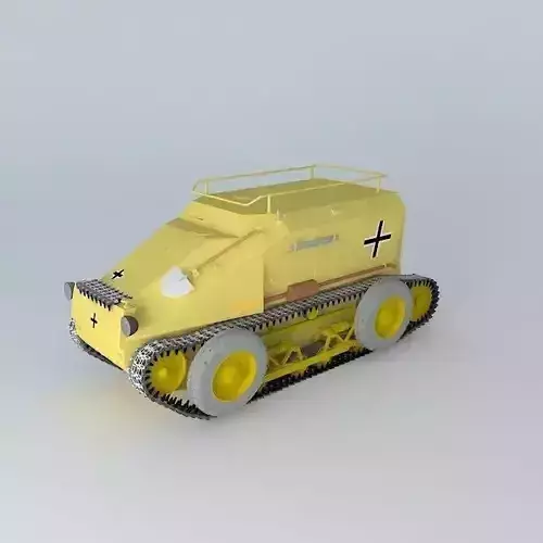 SD.KFZ.254 - Saurer RK7 3D model