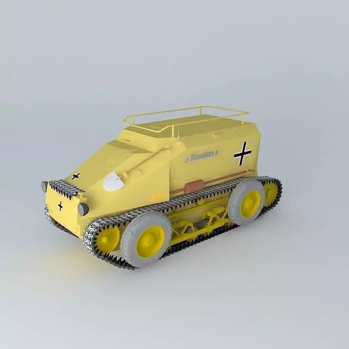 SD.KFZ.254 - Saurer RK7 3D model_0