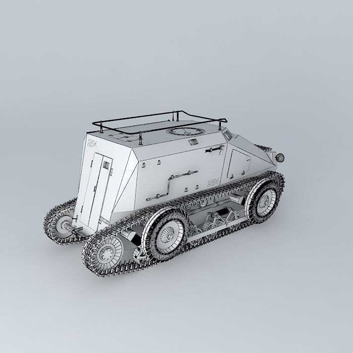 SD.KFZ.254 - Saurer RK7 3D model_4
