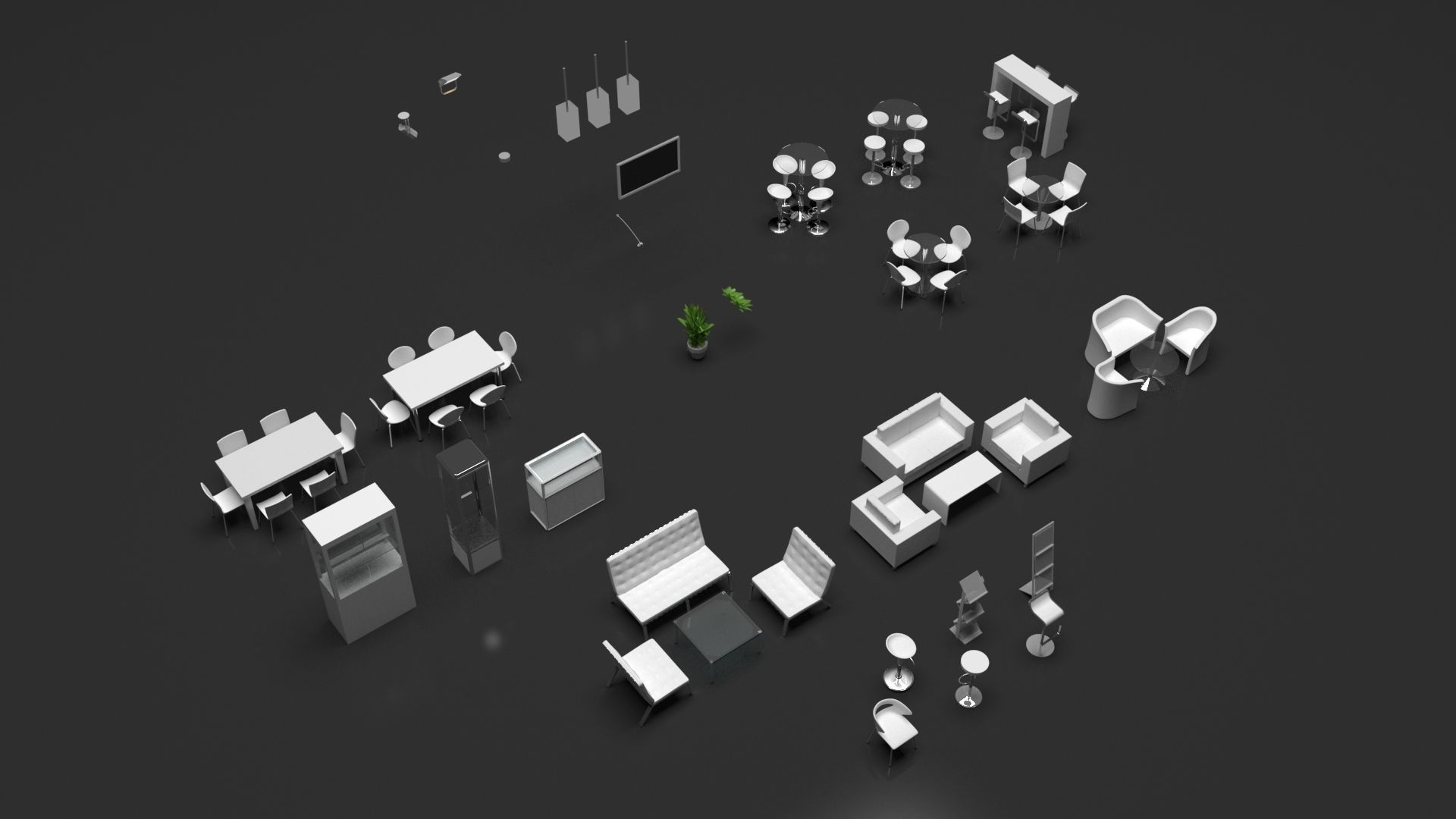 Exhibition and Fair Pack 3D model_1