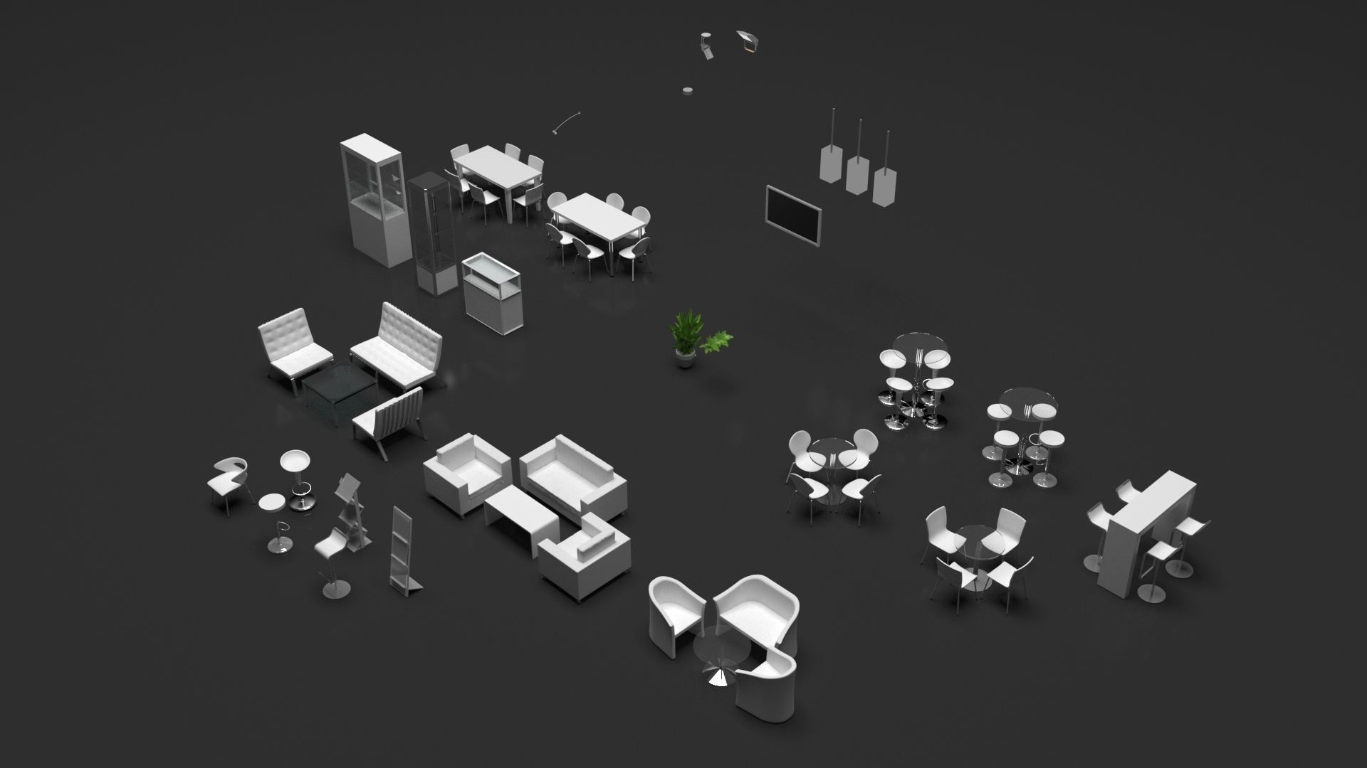 Exhibition and Fair Pack 3D model_2