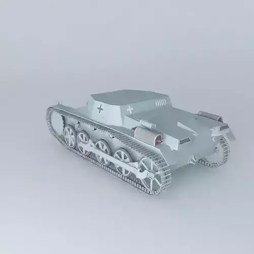 Ammunition tug on - Panzerkampfwagen I Ausf A (German tank)