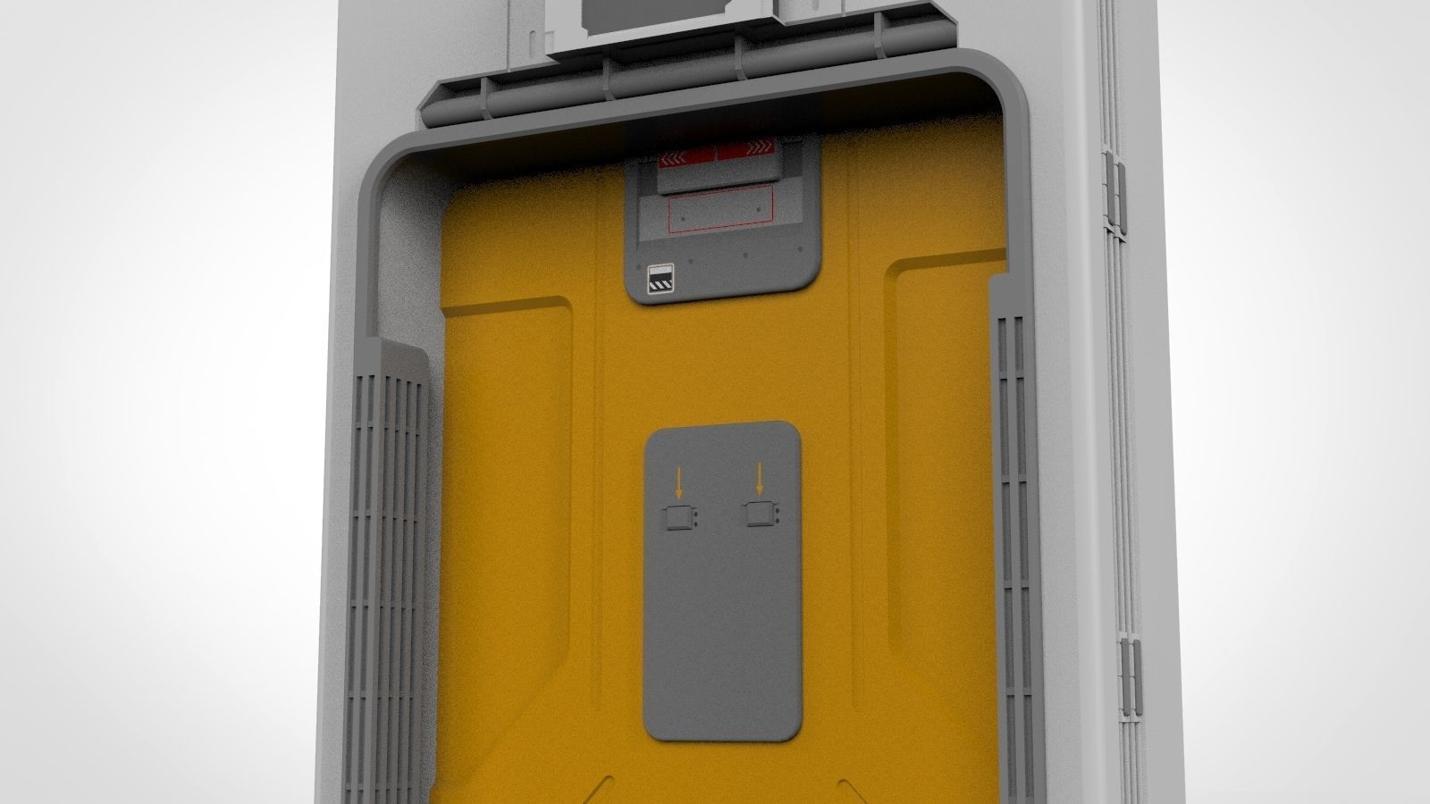 sci fi door 15 3D model_7