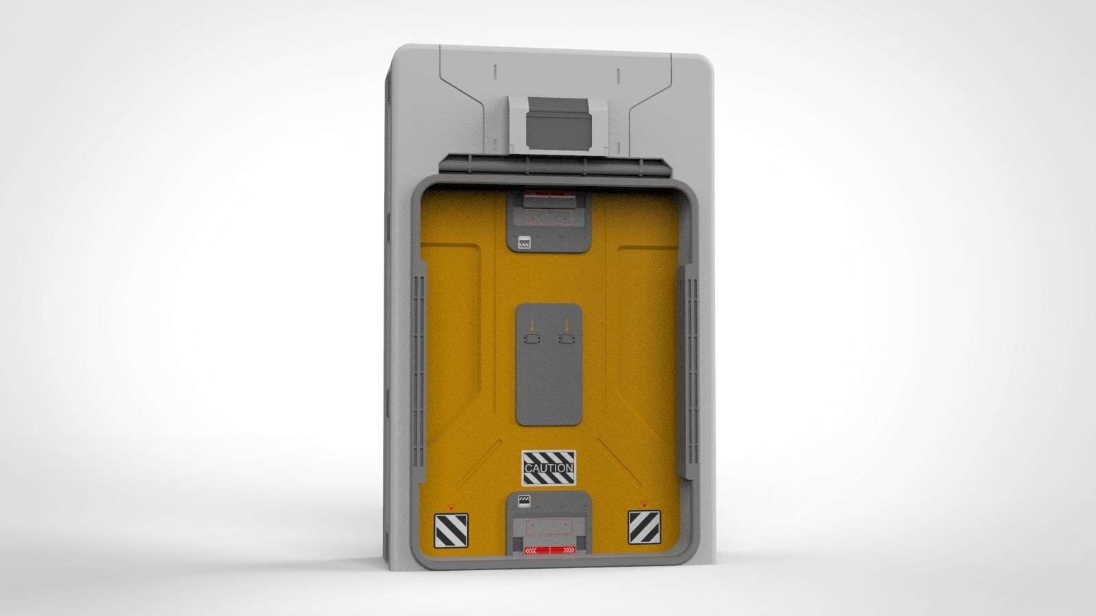 sci fi door 15 3D model_2