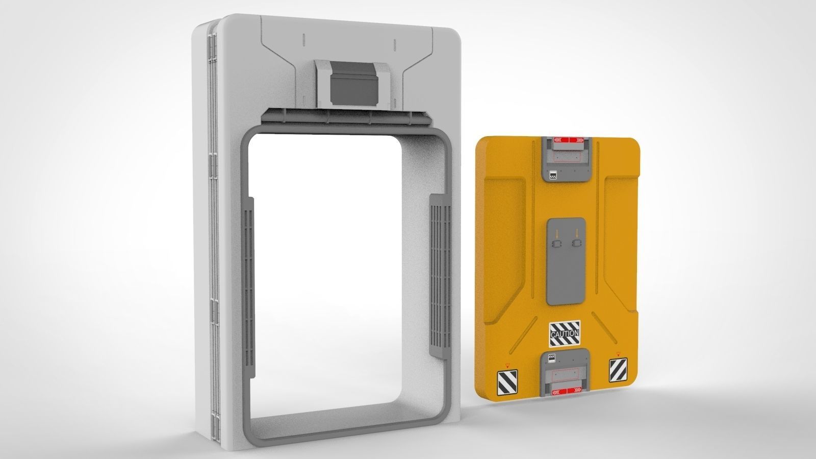 sci fi door 15 3D model_10
