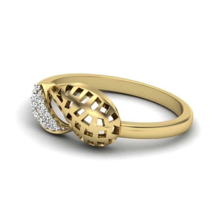 Women ring 3dm render detail 3D print model 3D print model_4