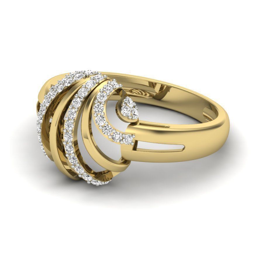 Women ring 3dm render detail 3D print model 3D print model_4