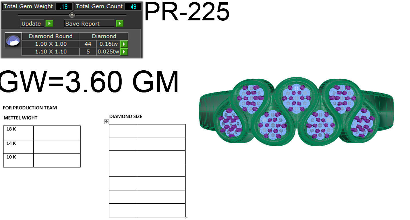 Women ring 3dm render detail 3D print model 3D print model_5