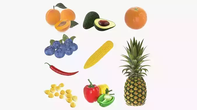 Food Vol 03 3D Model Collection