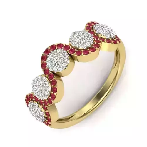 Women ring 3dm render detail 3D print model