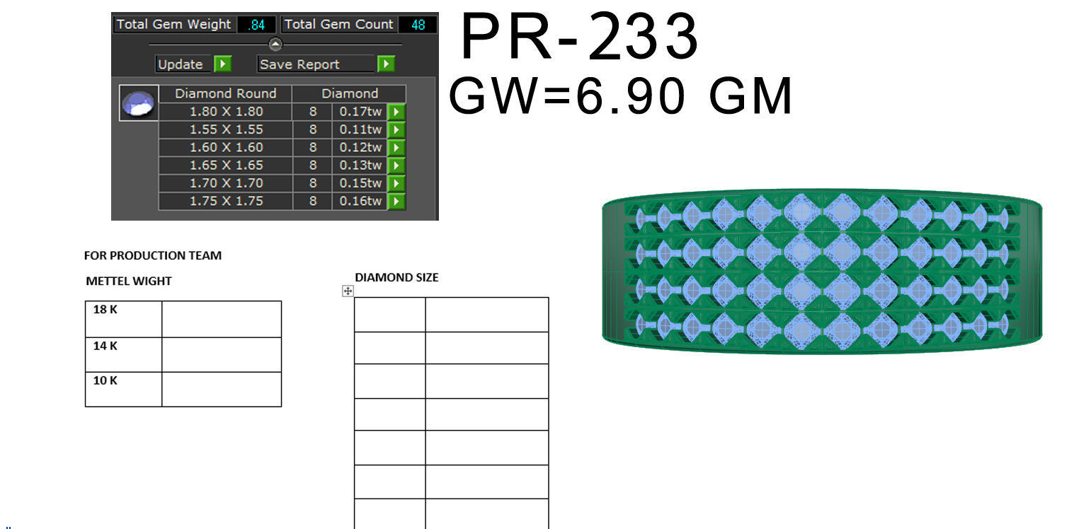 Women ring 3dm render detail 3D print model 3D print model_5