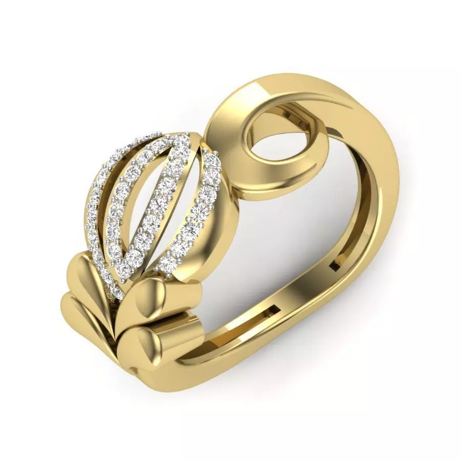 Women ring 3dm render detail 3D print model 3D print model_0