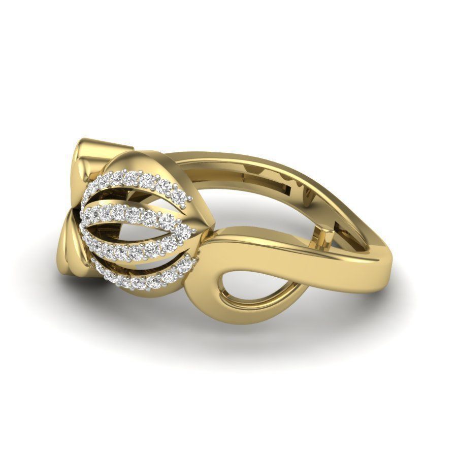 Women ring 3dm render detail 3D print model 3D print model_4