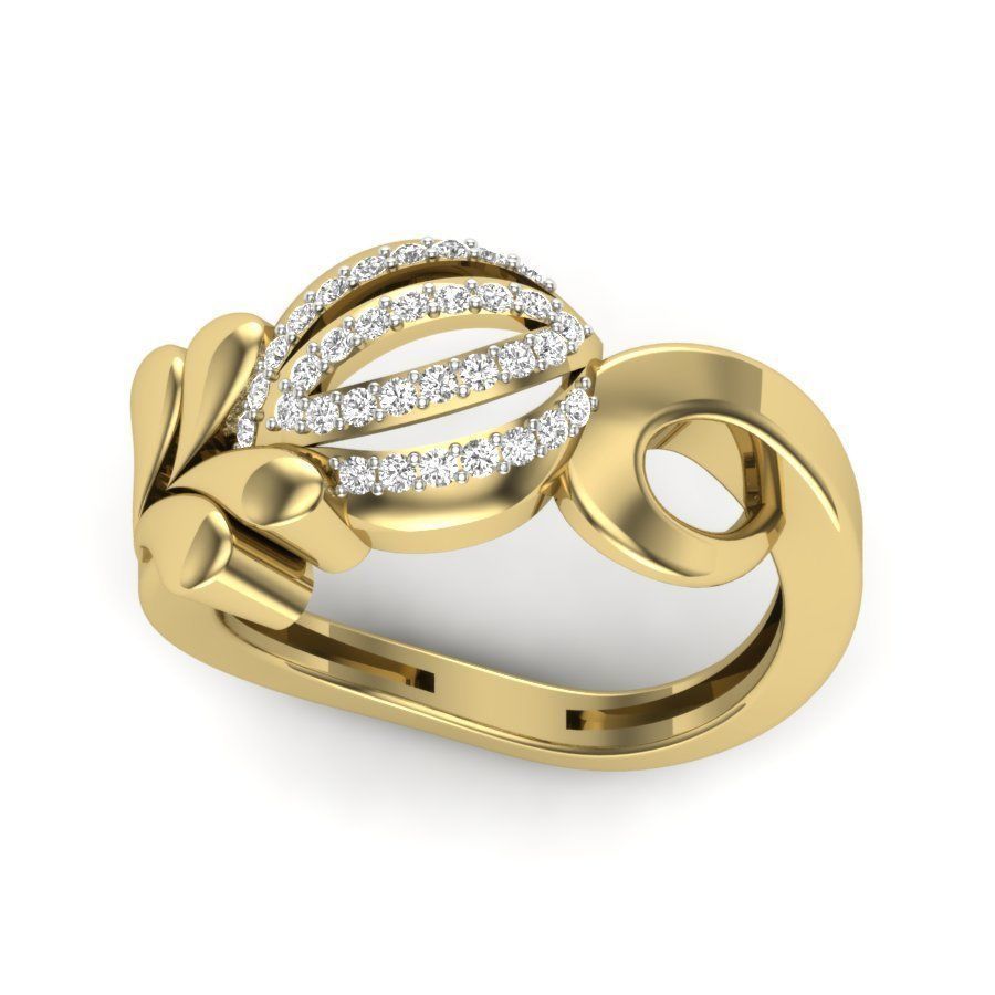 Women ring 3dm render detail 3D print model 3D print model_1