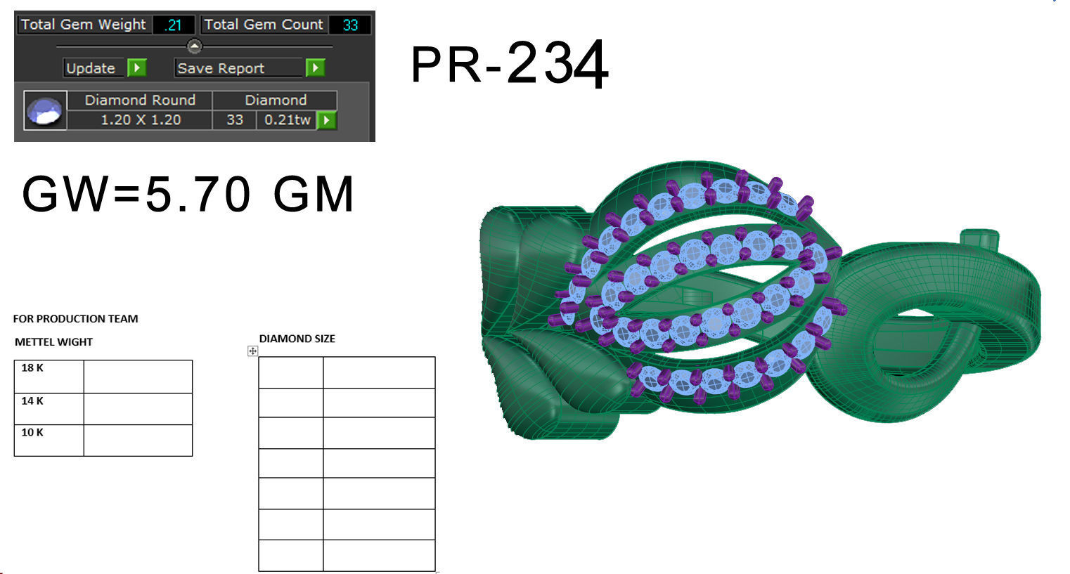 Women ring 3dm render detail 3D print model 3D print model_5